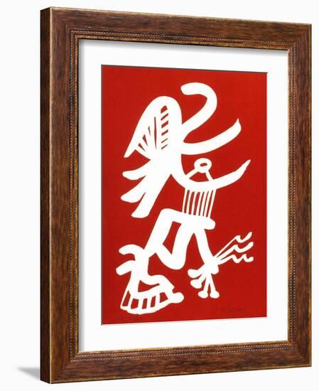 Portraits VI : Papageno-Charles Lapicque-Framed Limited Edition