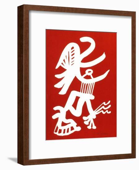 Portraits VI : Papageno-Charles Lapicque-Framed Limited Edition