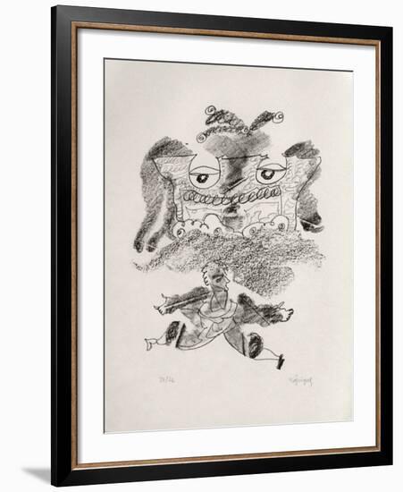 Portraits VIII : Le grand écart-Charles Lapicque-Framed Limited Edition