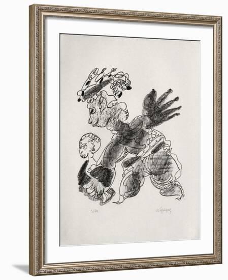 Portraits VIII : Pygmalion-Charles Lapicque-Framed Limited Edition