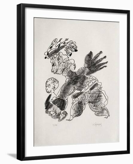 Portraits VIII : Pygmalion-Charles Lapicque-Framed Limited Edition