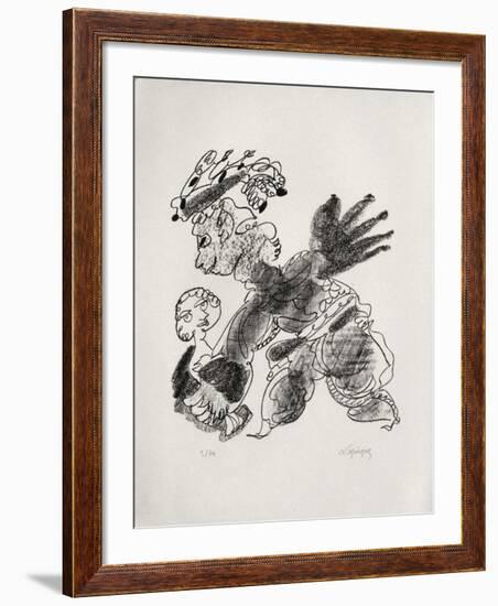 Portraits VIII : Pygmalion-Charles Lapicque-Framed Limited Edition