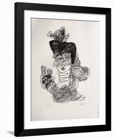 Portraits VIII : Regrets éternels-Charles Lapicque-Framed Limited Edition