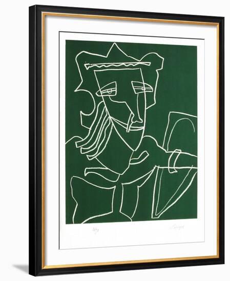 Portraits X : Ajax-Charles Lapicque-Framed Limited Edition