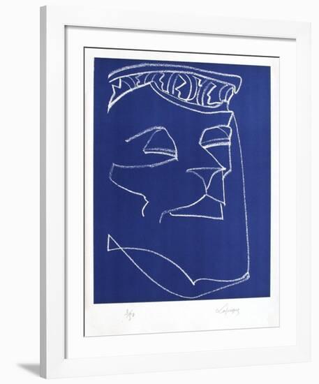 Portraits X : Antoine mourant-Charles Lapicque-Framed Limited Edition