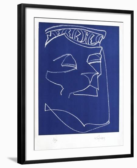 Portraits X : Antoine mourant-Charles Lapicque-Framed Limited Edition