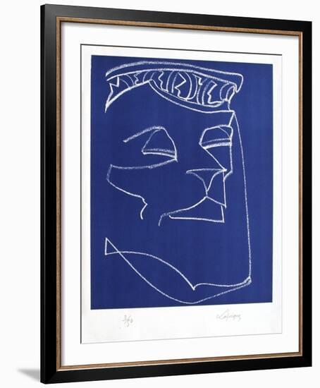 Portraits X : Antoine mourant-Charles Lapicque-Framed Limited Edition