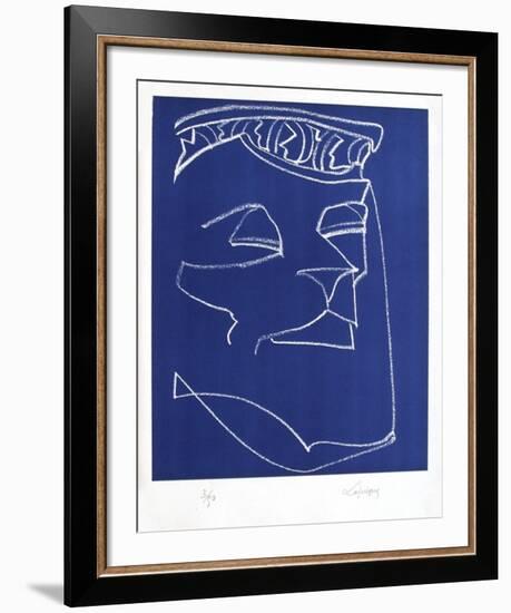 Portraits X : Antoine mourant-Charles Lapicque-Framed Limited Edition