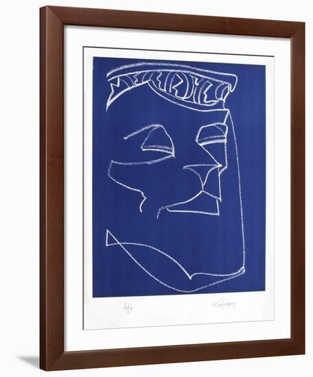 Portraits X : Antoine mourant-Charles Lapicque-Framed Limited Edition