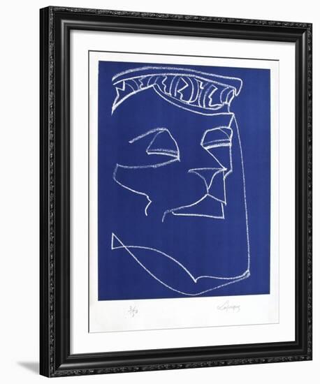 Portraits X : Antoine mourant-Charles Lapicque-Framed Limited Edition