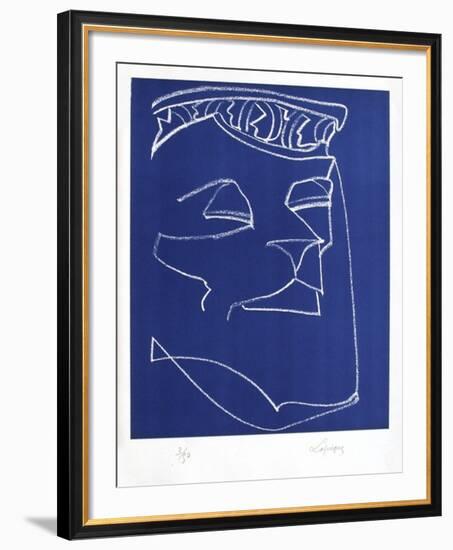Portraits X : Antoine mourant-Charles Lapicque-Framed Limited Edition