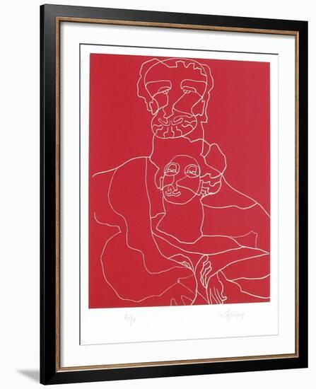 Portraits X : Antonin et Faustine-Charles Lapicque-Framed Limited Edition