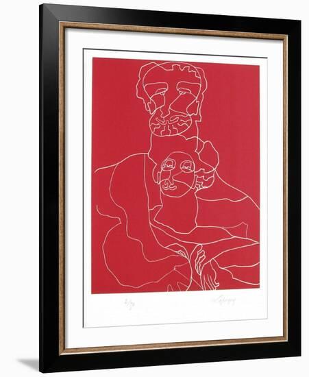 Portraits X : Antonin et Faustine-Charles Lapicque-Framed Limited Edition