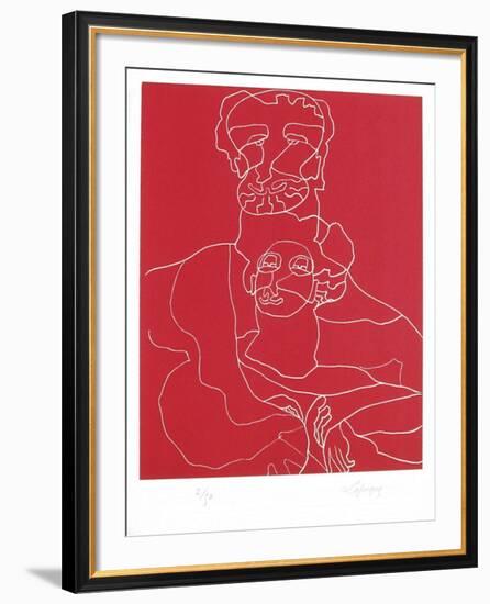 Portraits X : Antonin et Faustine-Charles Lapicque-Framed Limited Edition