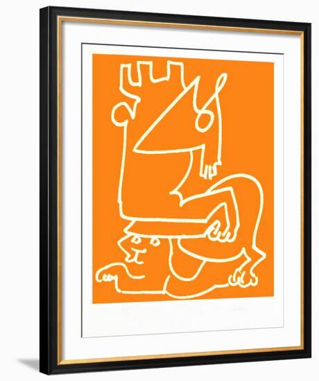 Portraits X : Epeuve d'essai-Charles Lapicque-Framed Limited Edition