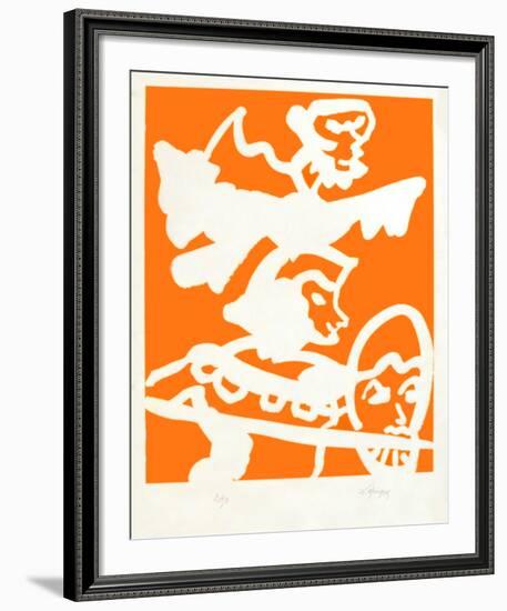 Portraits X : Guerrier grec-Charles Lapicque-Framed Limited Edition