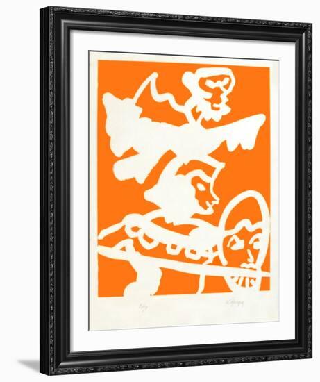 Portraits X : Guerrier grec-Charles Lapicque-Framed Limited Edition