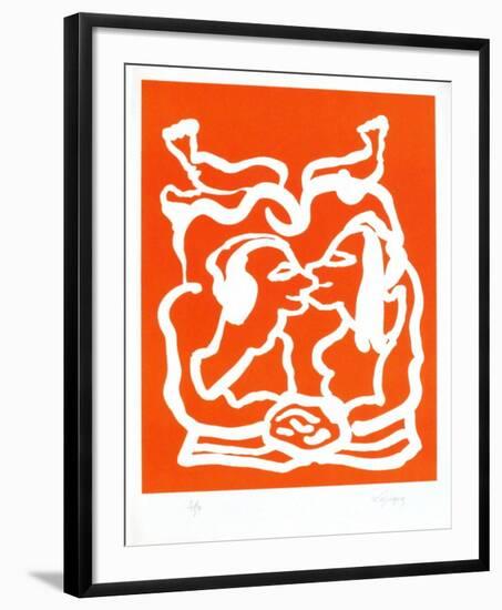 Portraits X : Idylle étrusque-Charles Lapicque-Framed Limited Edition