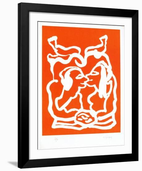 Portraits X : Idylle étrusque-Charles Lapicque-Framed Limited Edition