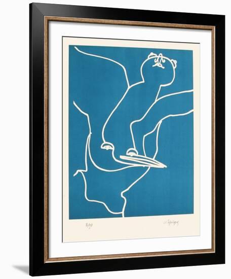 Portraits X : L'Alcyonide-Charles Lapicque-Framed Limited Edition