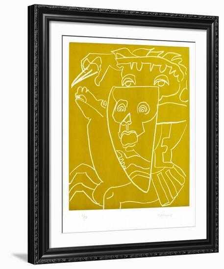 Portraits X : La guerre-Charles Lapicque-Framed Limited Edition