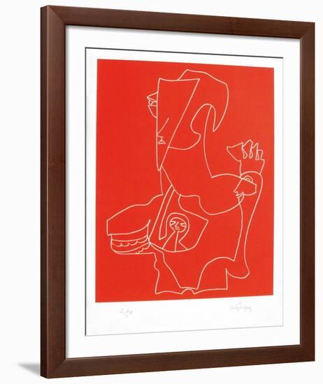 Portraits X : Le Démiurge-Charles Lapicque-Framed Limited Edition