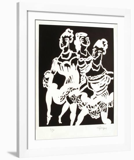 Portraits X : Les Fleurs du mal-Charles Lapicque-Framed Limited Edition