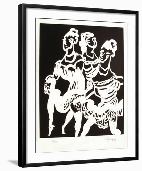 Portraits X : Les Fleurs du mal-Charles Lapicque-Framed Limited Edition