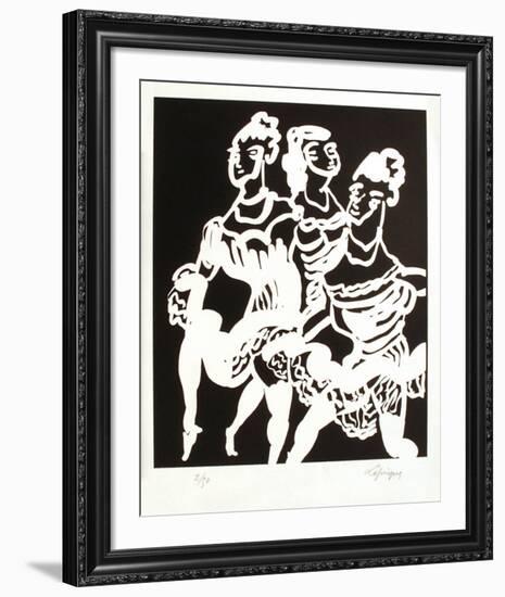 Portraits X : Les Fleurs du mal-Charles Lapicque-Framed Limited Edition