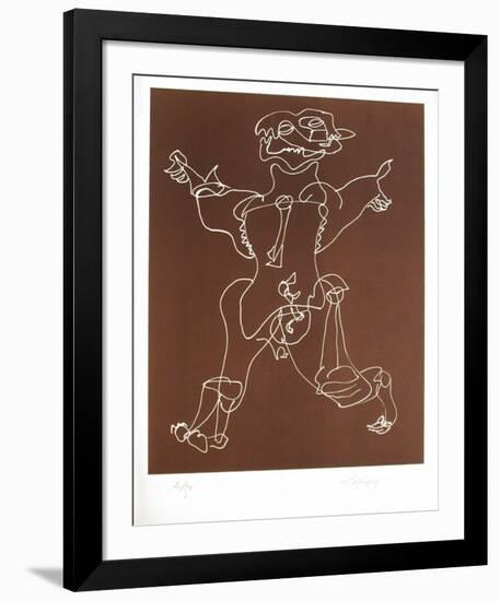 Portraits X : Solitude-Charles Lapicque-Framed Limited Edition