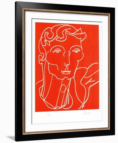 Portraits X : Spartacus-Charles Lapicque-Framed Limited Edition