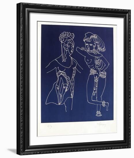 Portraits X : The way of all flesh-Charles Lapicque-Framed Limited Edition