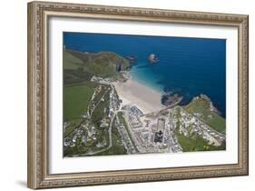 Portreath, Cornwall, England, United Kingdom, Europe-Dan Burton-Framed Photographic Print