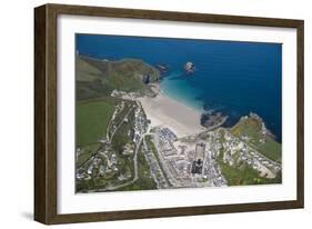 Portreath, Cornwall, England, United Kingdom, Europe-Dan Burton-Framed Photographic Print
