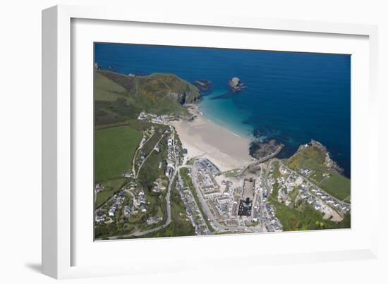 Portreath, Cornwall, England, United Kingdom, Europe-Dan Burton-Framed Photographic Print