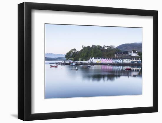 Portree Harbour on the Isle of Skye, Inner Hebrides, Scotland, United Kingdom, Europe-Julian Elliott-Framed Photographic Print