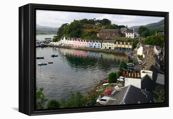 Portree, Isle of Skye, Highland, Scotland-Peter Thompson-Framed Premier Image Canvas