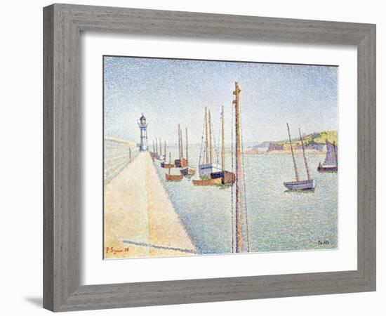 Portrieux, Brittany, 1888-Paul Signac-Framed Giclee Print