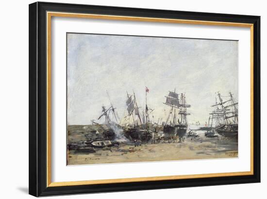 Portrieux, C.1873-Eugène Boudin-Framed Giclee Print