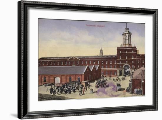 Portsmouth Dockyard-null-Framed Photographic Print