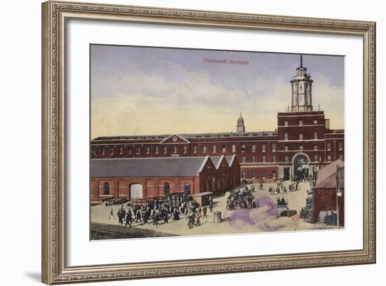 Portsmouth Dockyard-null-Framed Photographic Print