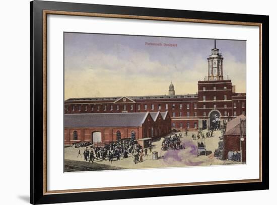 Portsmouth Dockyard-null-Framed Photographic Print