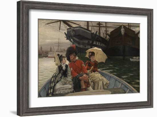 Portsmouth Dockyard-James Tissot-Framed Giclee Print