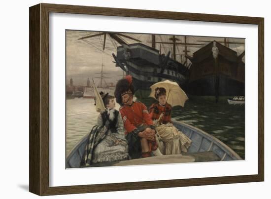 Portsmouth Dockyard-James Tissot-Framed Giclee Print