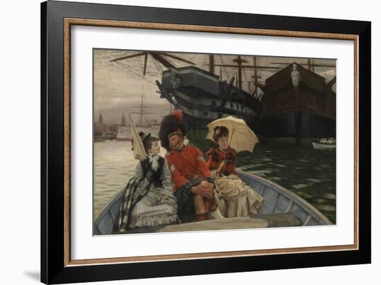 Portsmouth Dockyard-James Tissot-Framed Giclee Print