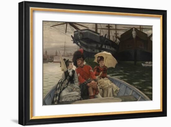Portsmouth Dockyard-James Tissot-Framed Giclee Print