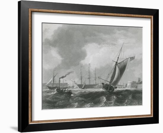 Portsmouth, Hampshire-EW Cooke-Framed Art Print