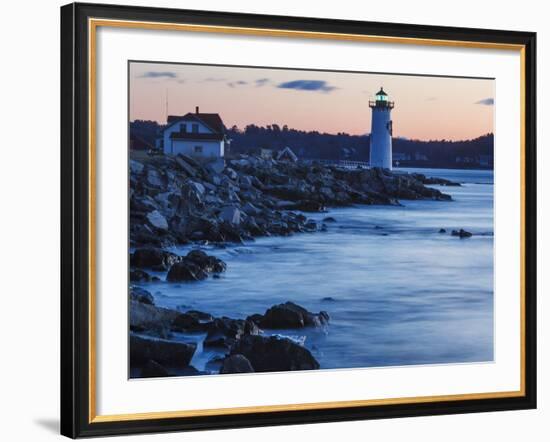 Portsmouth Harbor Lighthouse in New Castle, New Hampshire. Dawn-Jerry & Marcy Monkman-Framed Photographic Print