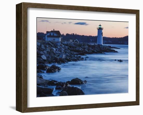 Portsmouth Harbor Lighthouse in New Castle, New Hampshire. Dawn-Jerry & Marcy Monkman-Framed Photographic Print