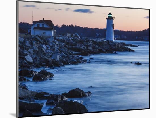 Portsmouth Harbor Lighthouse in New Castle, New Hampshire. Dawn-Jerry & Marcy Monkman-Mounted Photographic Print